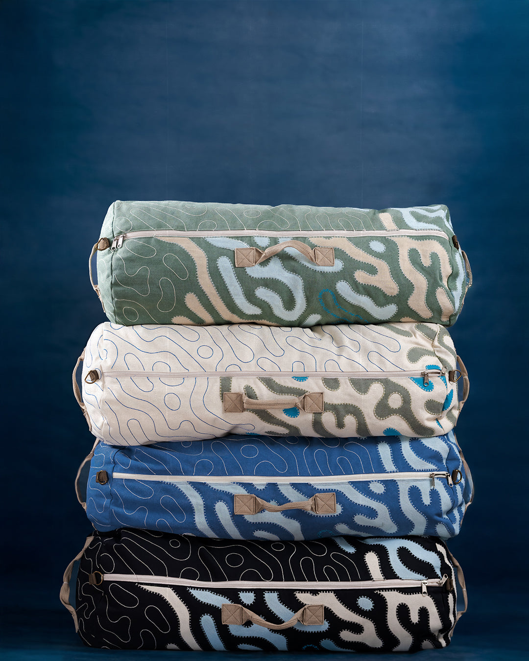 Paths Project Canvas Duffle Bags