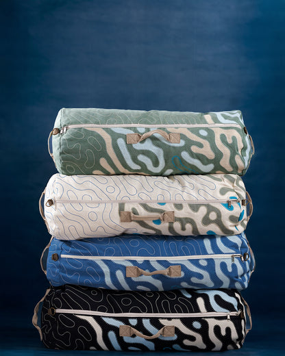 Paths Project Canvas Duffle Bags